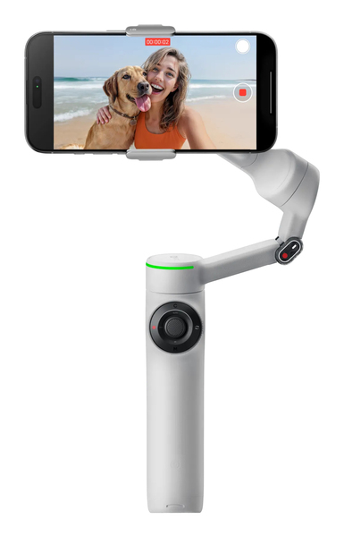 Insta360 Flow 2 Pro Standard Bundle -gimbal k&auml;nnyk&auml;lle, Summit White