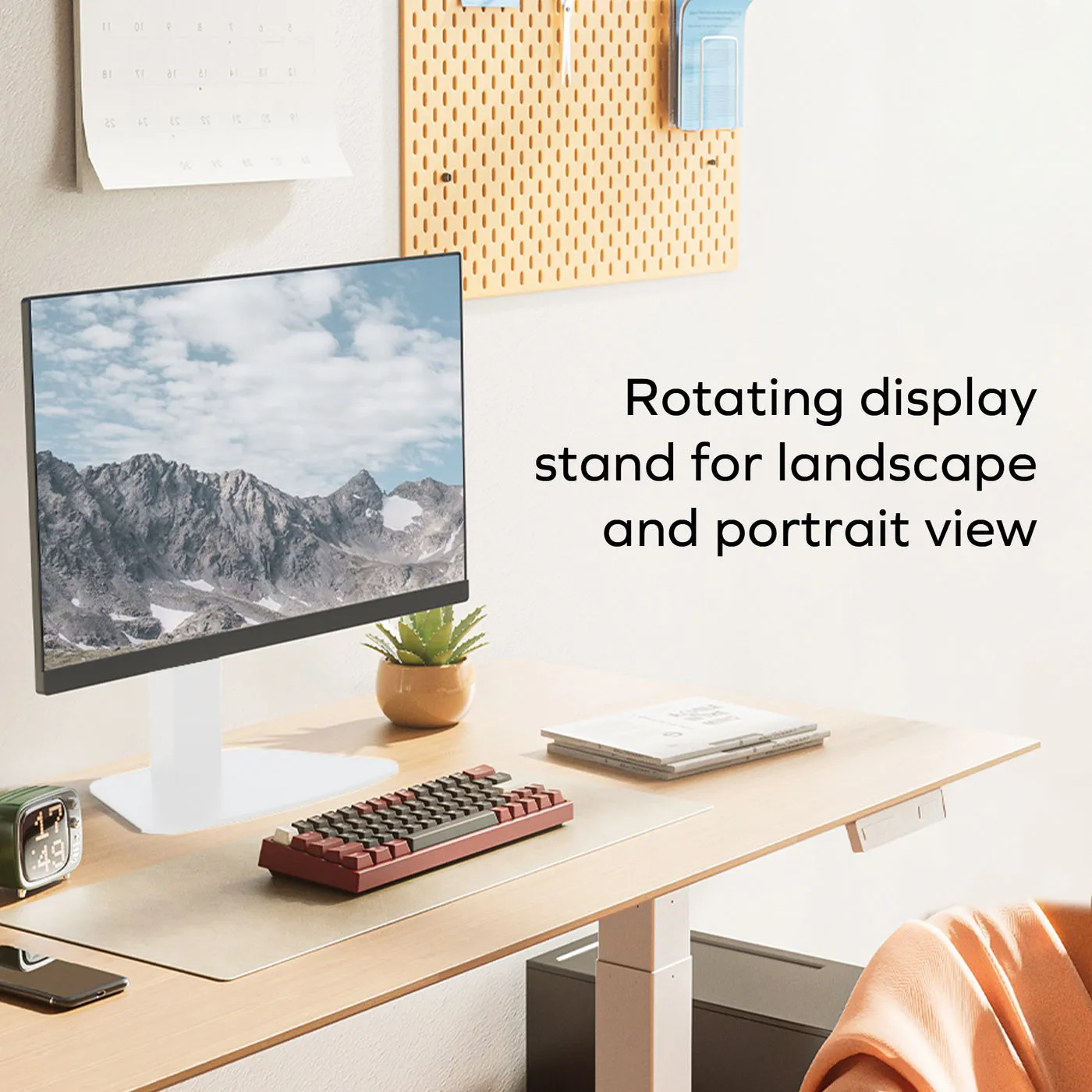 DESIRE2 Monitor Arm Desk Mount White