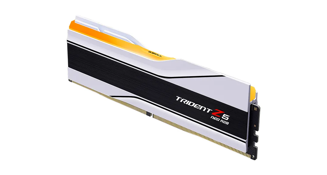 G.SKILL Trident Z5 Neo RGB 32GB (2 x 16GB) DDR5 8000 MHz, CL38 Memory, White (EXPO)