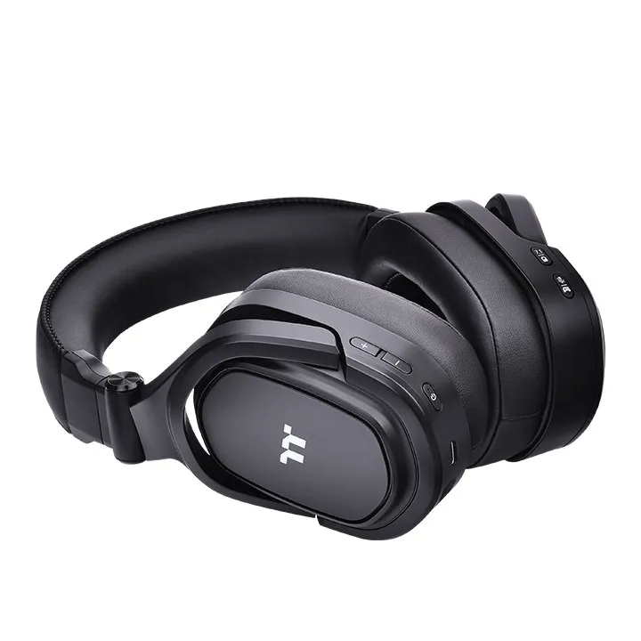 Thermaltake ARGENT H5 RGB trådlös gaming headset, svart