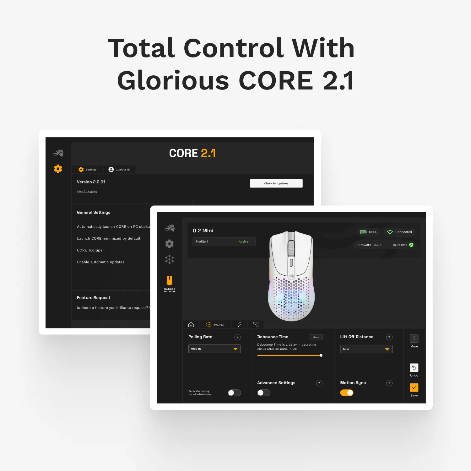 Glorious Model O 2 Mini Wireless - Matte White