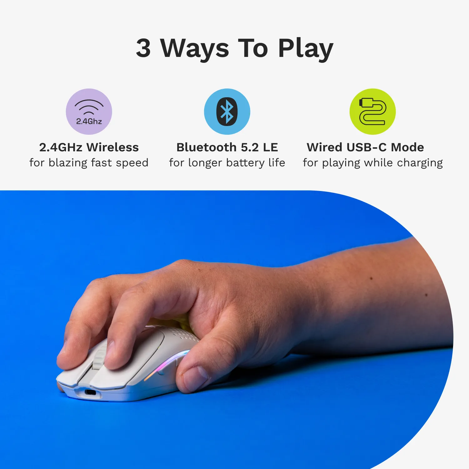 Glorious Model O 2 Mini Wireless - Matte White