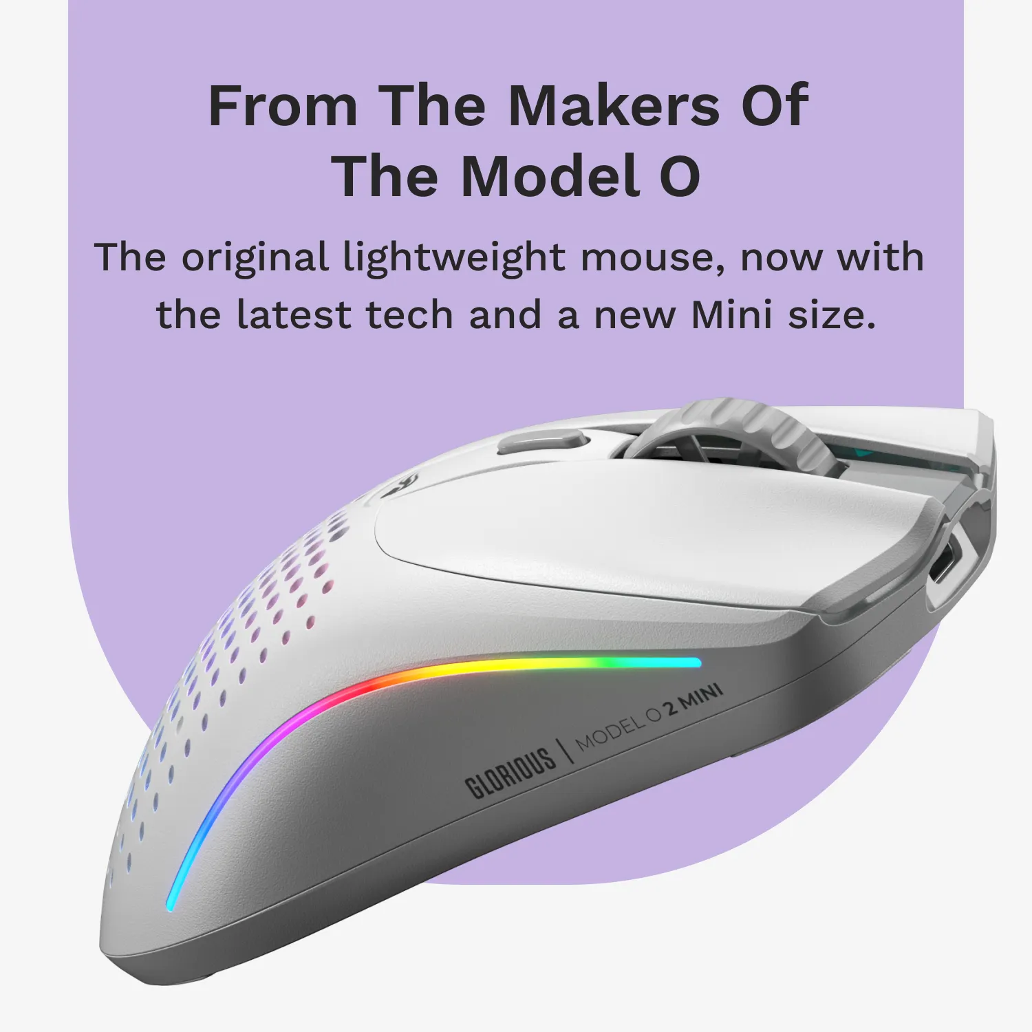 Glorious Model O 2 Mini Wireless - Matte White