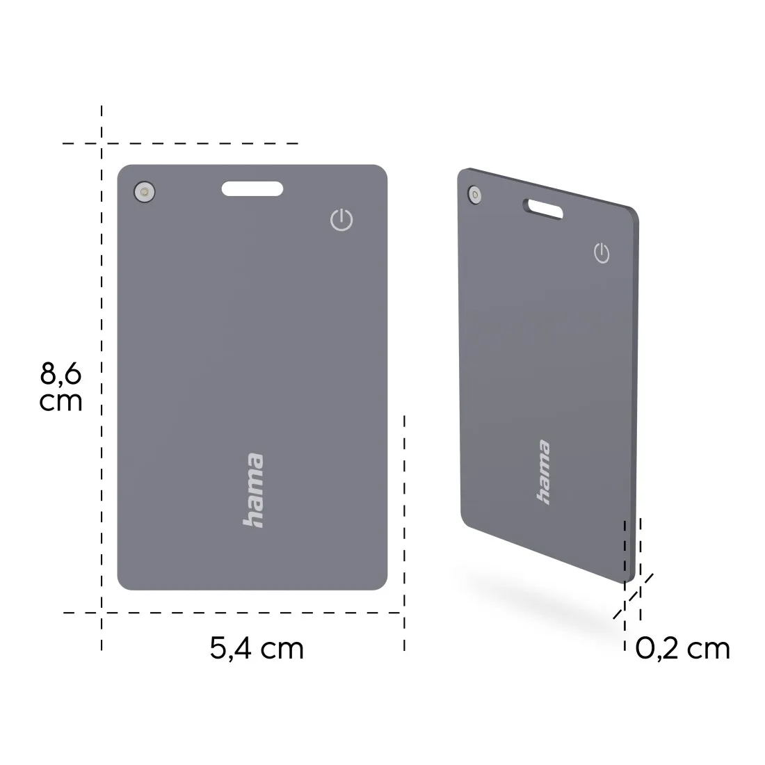 Hama Bluetooth-paikannin, harmaa
