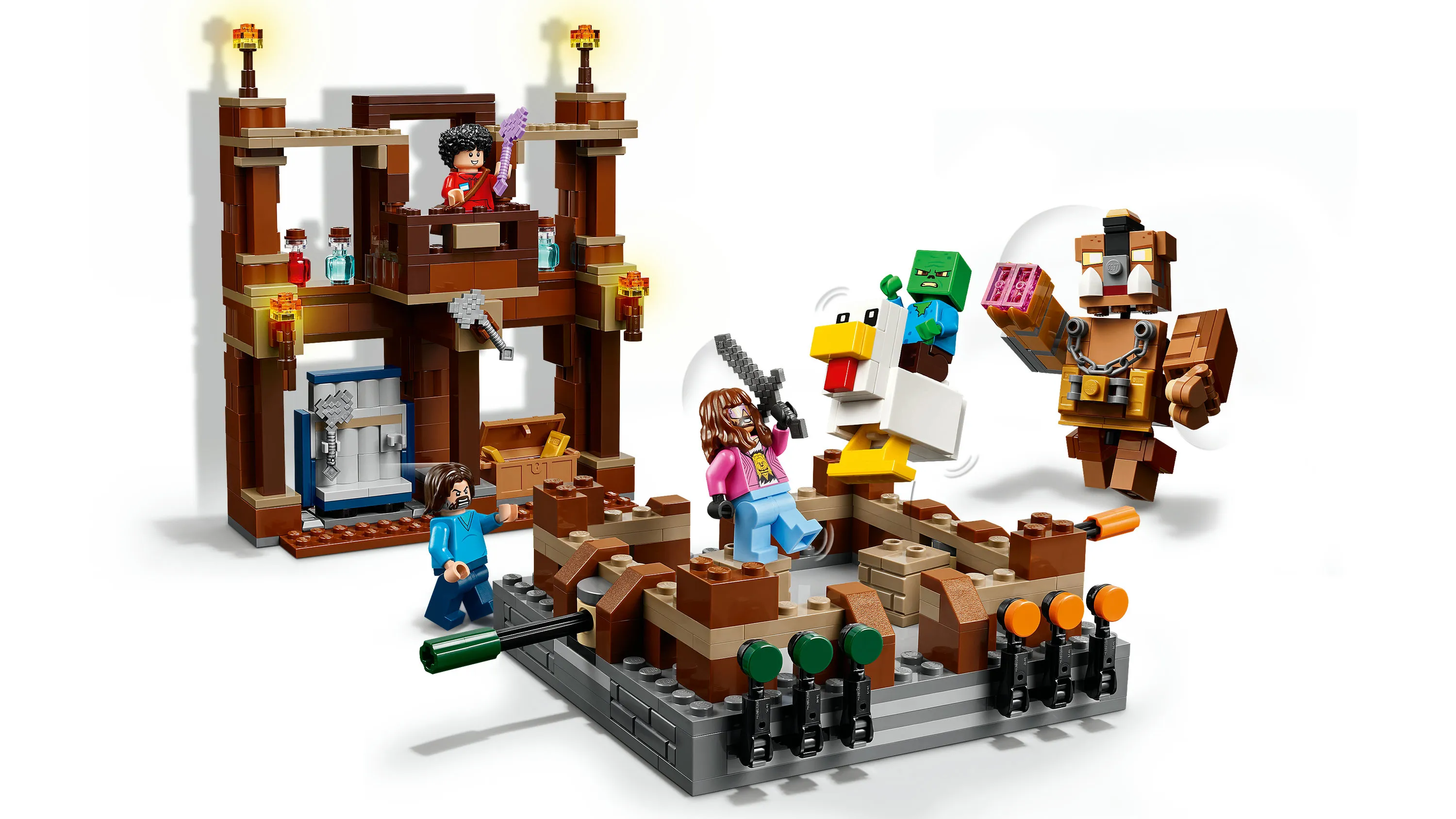 LEGO Minecraft The Wooden Fortress Battle Arena 21272