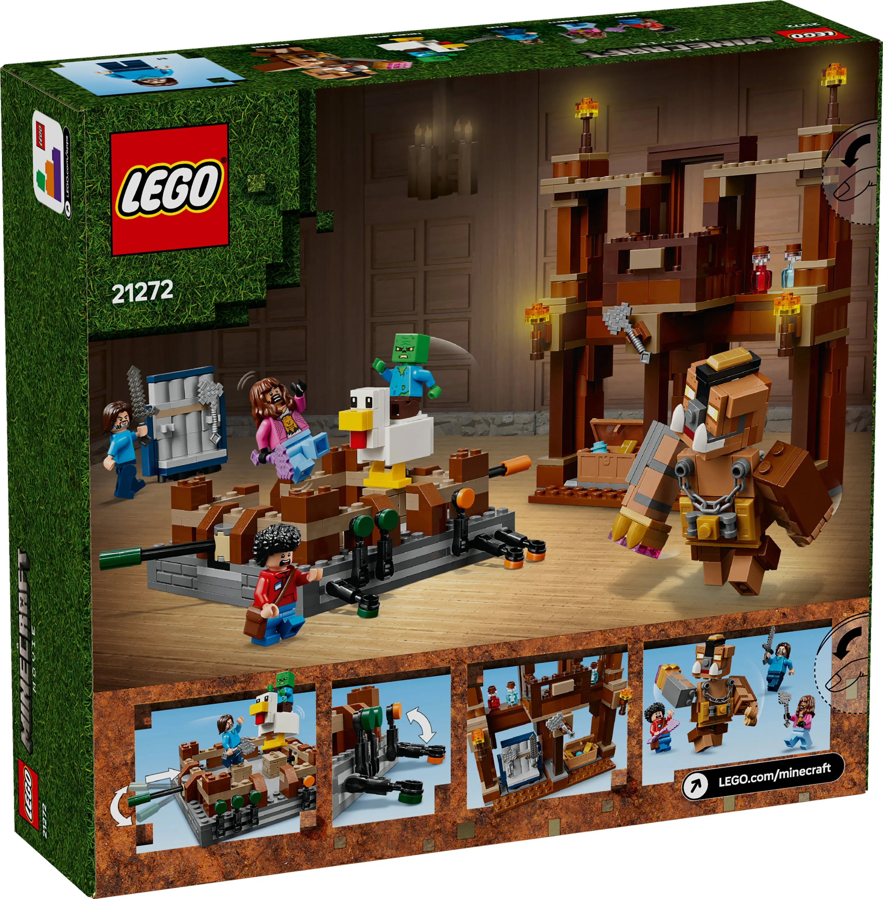 LEGO Minecraft The Wooden Fortress Battle Arena 21272