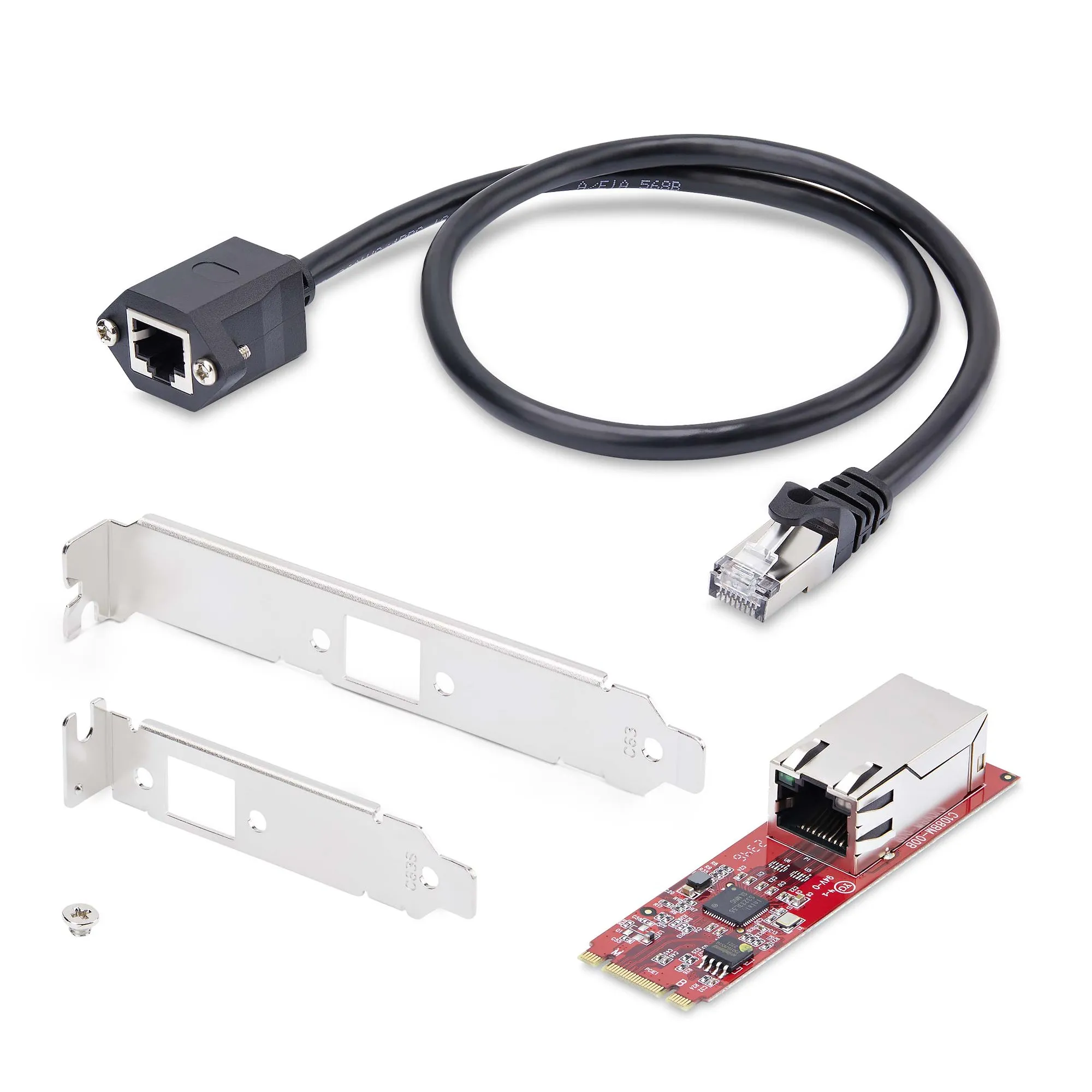 STARTECH.COM 1-Port 2.5GbE 2280m.2 Network Card NBASE-T PCIe Ethernet Intel I225-V Multi-Gigabit SFF/Desktop PC LAN Card
