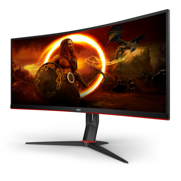 AOC 34&quot; CU34G2X/BK, UWQHD, 1ms, 144 Hz, FreeSync, VA - curved gaming monitor