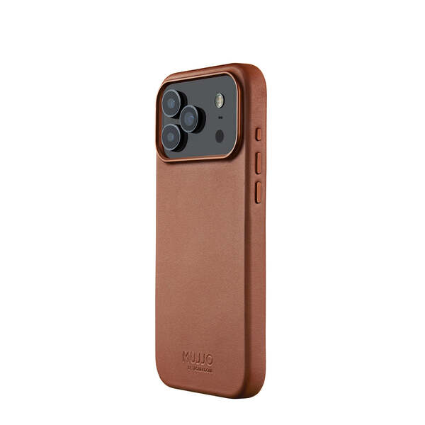 Mujjo Velore MagSafe Case for iPhone 17 Pro Max, Tan