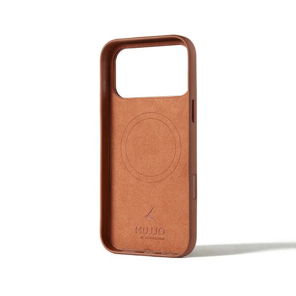 Mujjo Velore MagSafe Case for iPhone 17 Pro Max, Tan