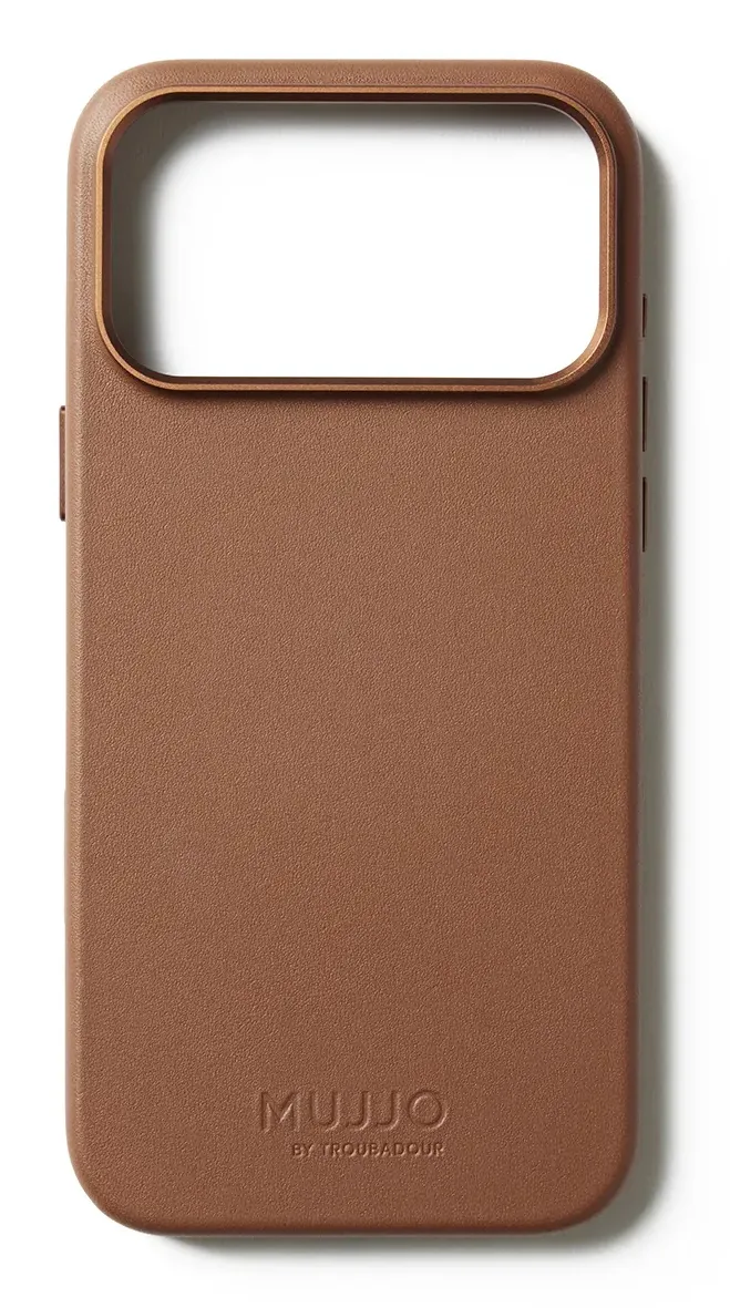 Mujjo Velore MagSafe, iPhone 17 Pro Max -suojakuori, Tan