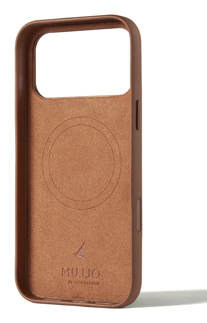 Mujjo Velore MagSafe, iPhone 17 Pro Max -suojakuori, Tan