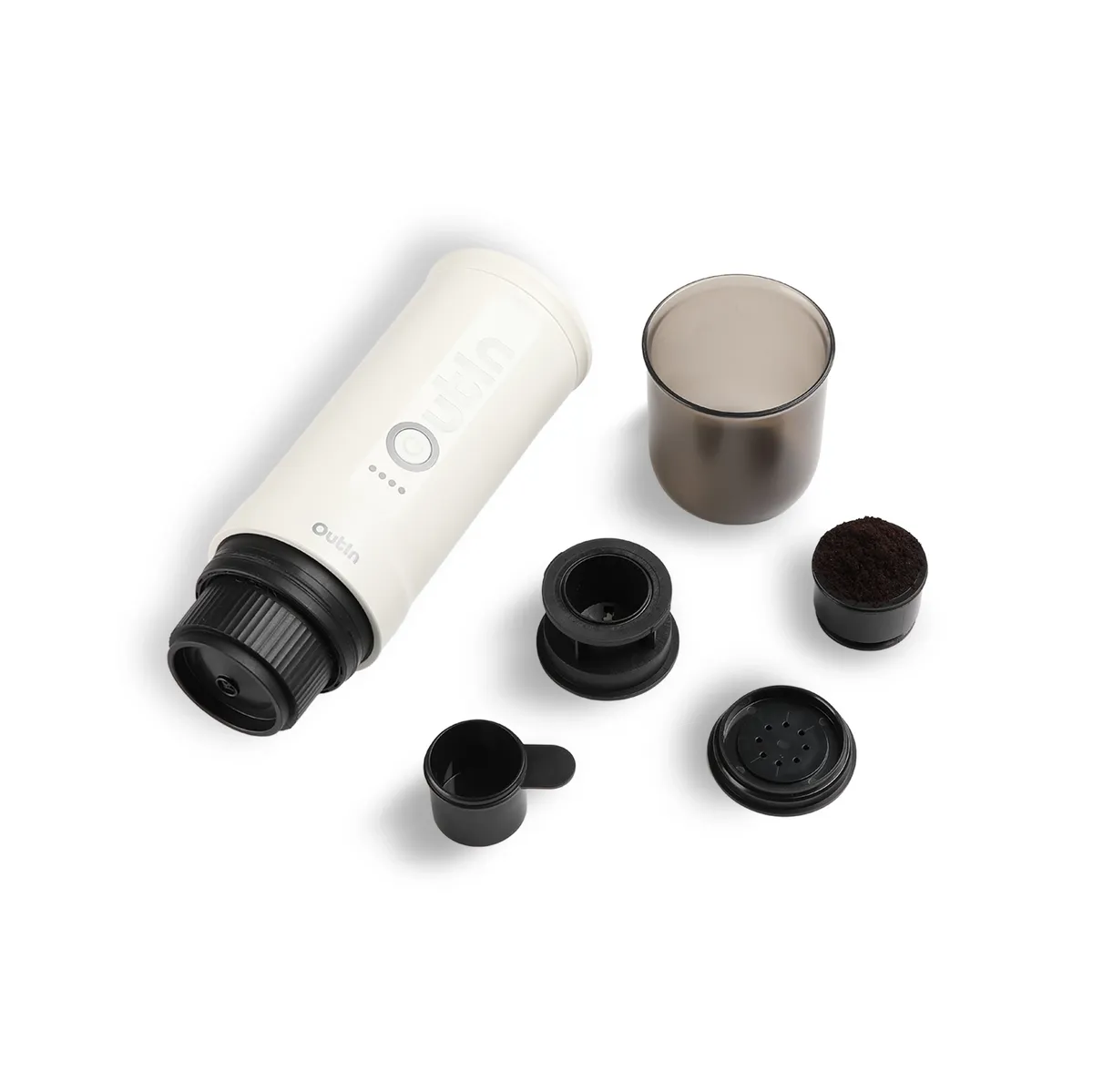OutIn Nano Portable - espresso maker, Pearl White