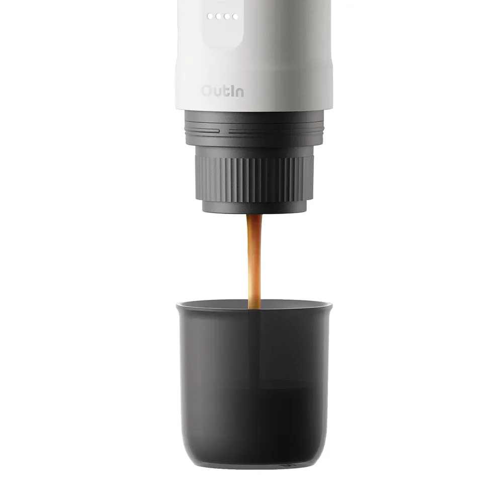 OutIn Nano Portable - espresso maker, Pearl White