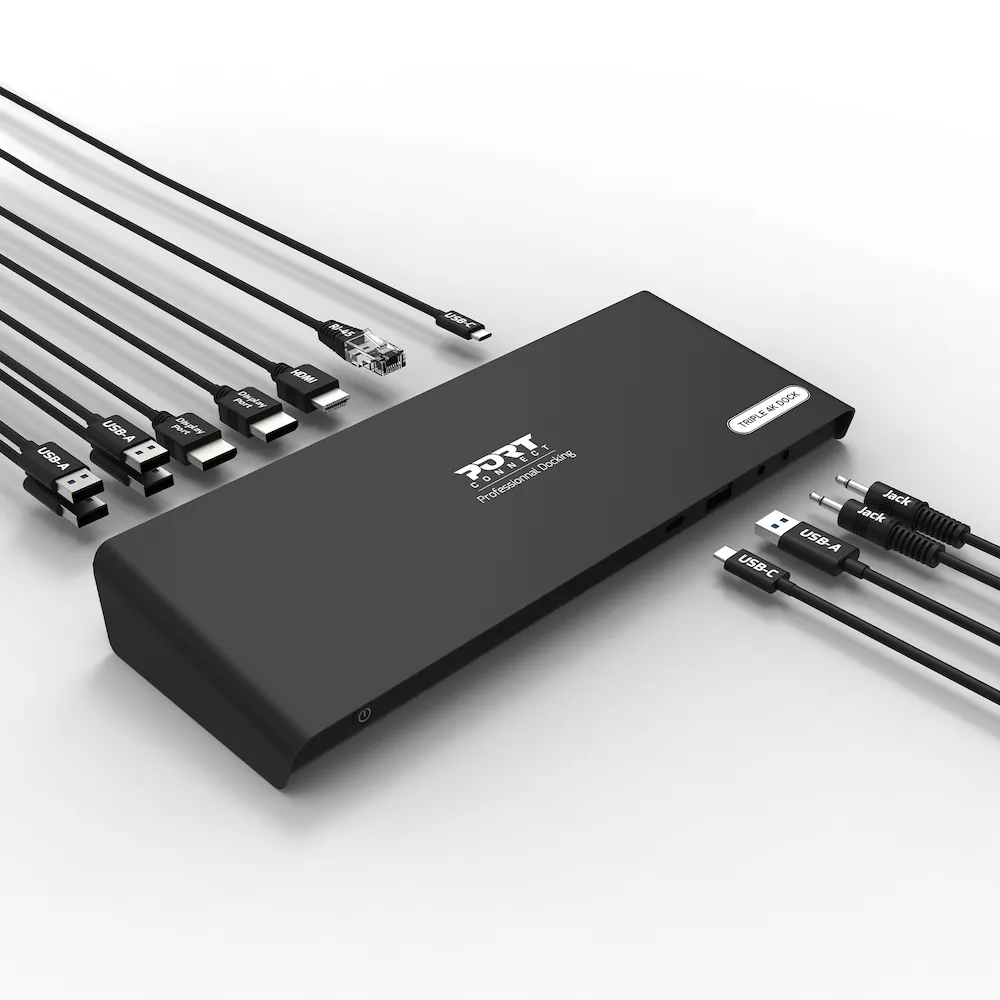 PORT Designs USB-C Office Docking Station 3 x 4K- 901904-EU