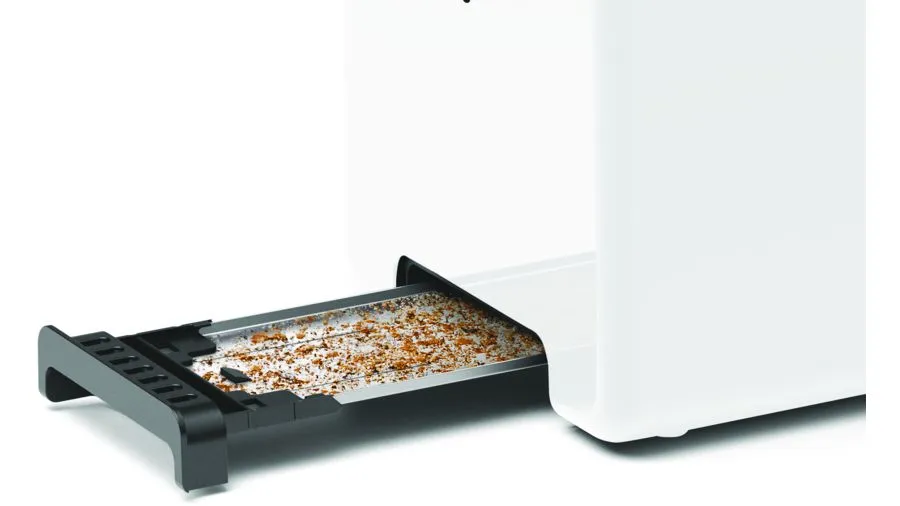 Bosch DesignLine TAT3P421DE -leiv&auml;npaahdin, 2 viipaletta, musta/valkoinen
