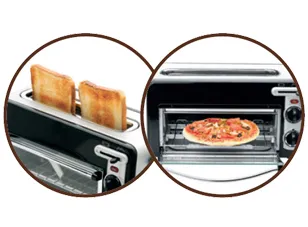 Tefal TL6008 Leiv&auml;npaahdin, 1300 W, 2 viipaletta, Alumiini/Musta