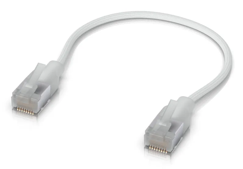 Ubiquity Cat6A RJ45 0.15m -verkkokaapeli, valkoinen
