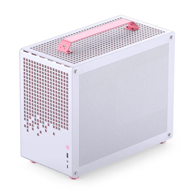 Jonsbo Z20 Micro-ATX - chassi, vit/pink