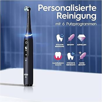 Braun Oral-B iO Series 8 Plus Edition Electric Toothbrush, Black Onyx