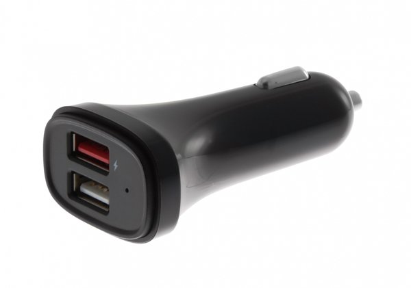 Insmat QC 3.0 billaddare, 2xUSB