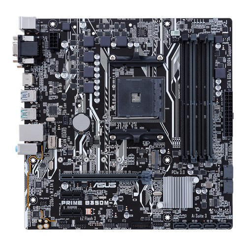 Asus PRIME B350M-A, mATX moderkort