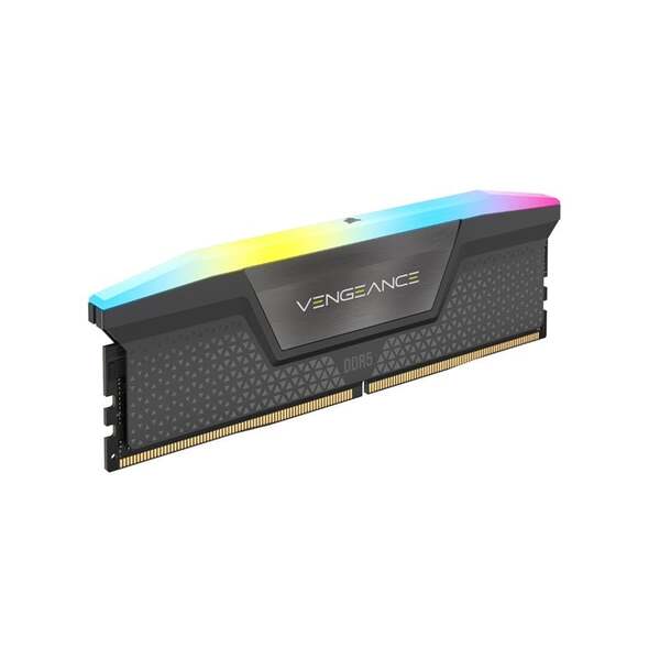 Corsair VENGEANCE RGB 16GB (1 x 16GB) DDR5 6000 MHz, CL36 Memory, Cool Grey (EXPO/XMP)