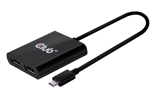 CLUB3D MST HUB 1 x USB TYPE C &gt; 2 x DP