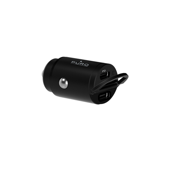 Puro Car Charger Mini 2 USB-C 30W, Black