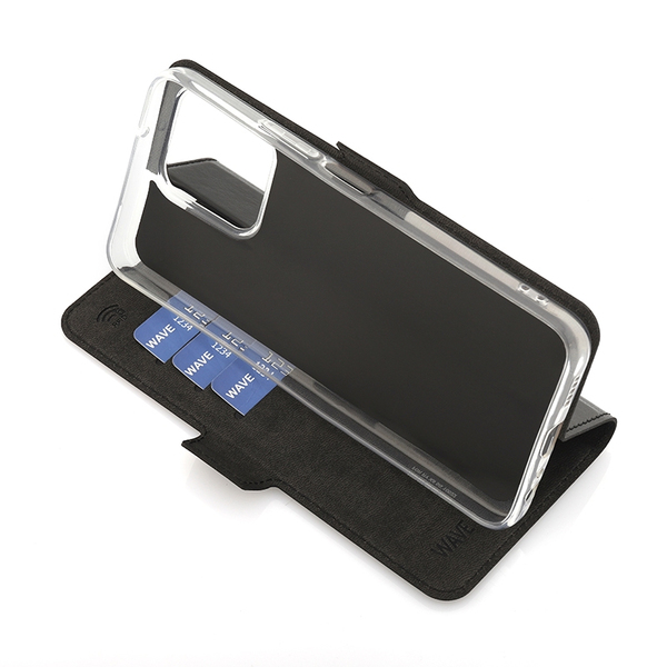 Wave Book Case, Honor X8 5G - case, Black