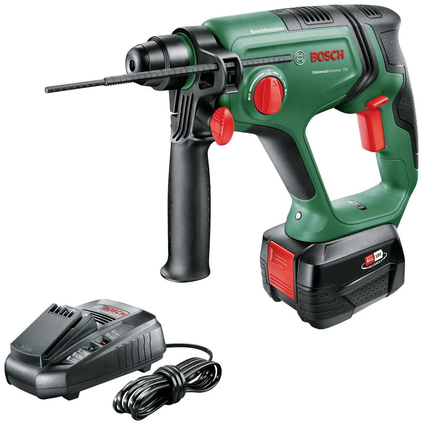 Bosch UniversalHammer 18V 1x4Ah - cordless combi hammer
