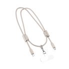 Epico Phone Lanyard USB-C cable, 60W, 0.8 m, Beige