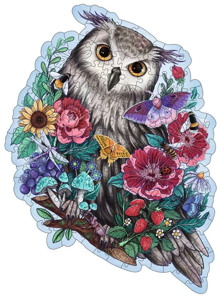 Ravensburger Wooden Puzzle Mysterious Owl (150 pieces)
