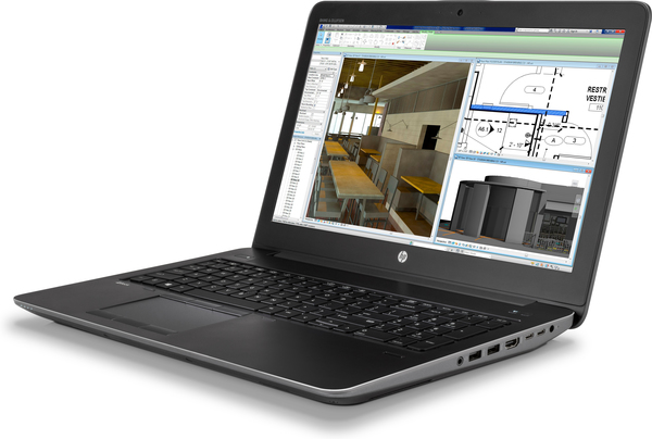 HP 15.6" ZBook 15 G4, 512GB, NVIDIA Quadro M2200M 4GB, Win 10 Pro - Notebook, Black