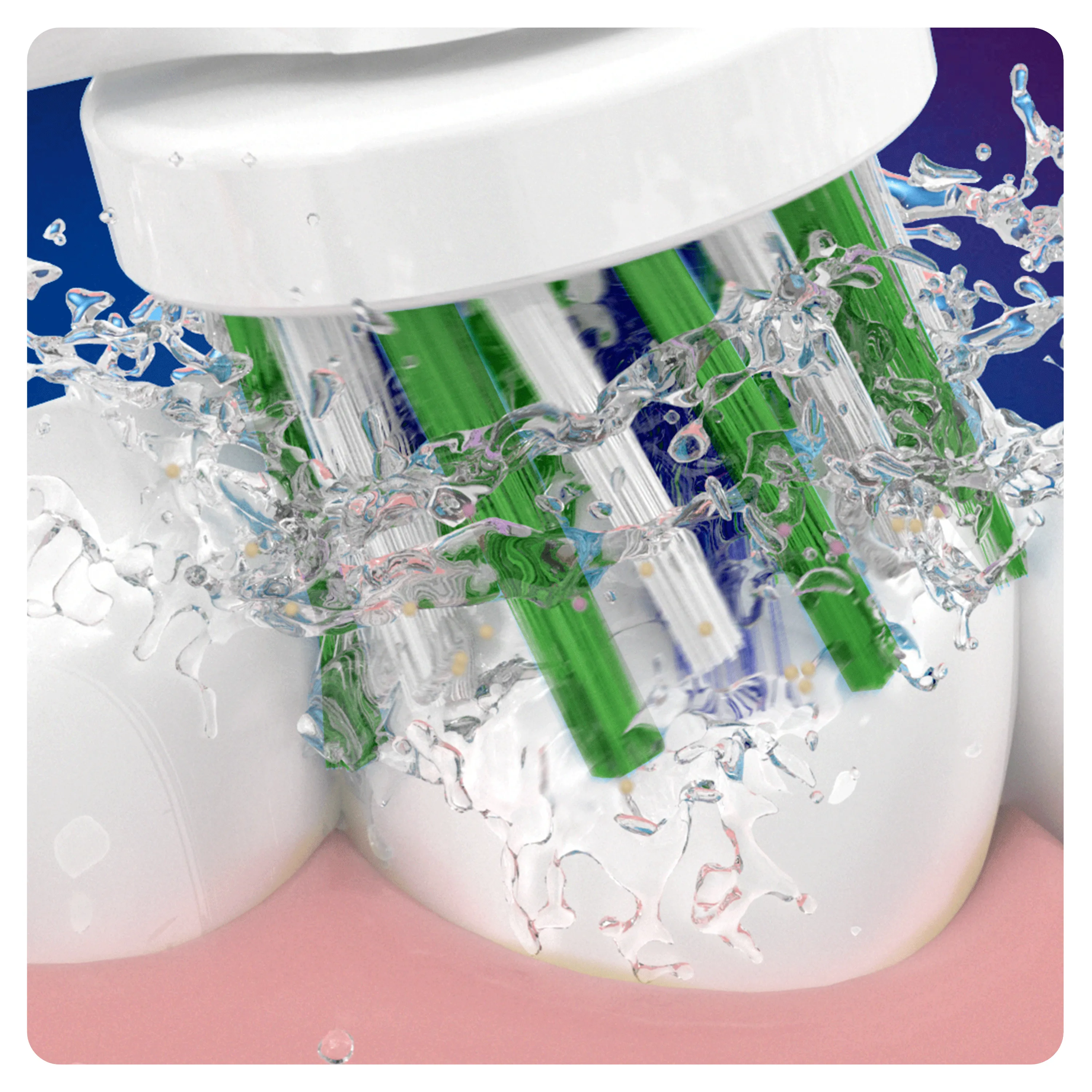 Oral-B CrossAction - brush head, 4 pcs