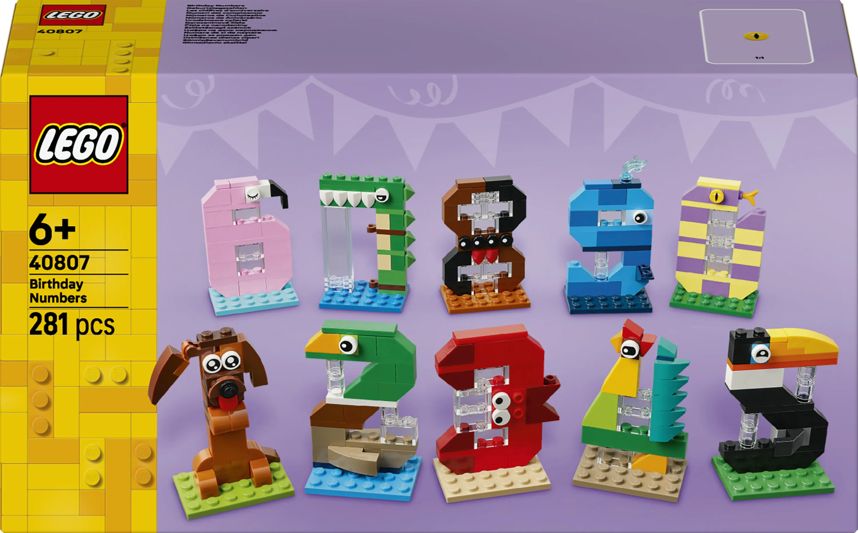 LEGO Sesonki Syntym&auml;p&auml;iv&auml;numerot 40807