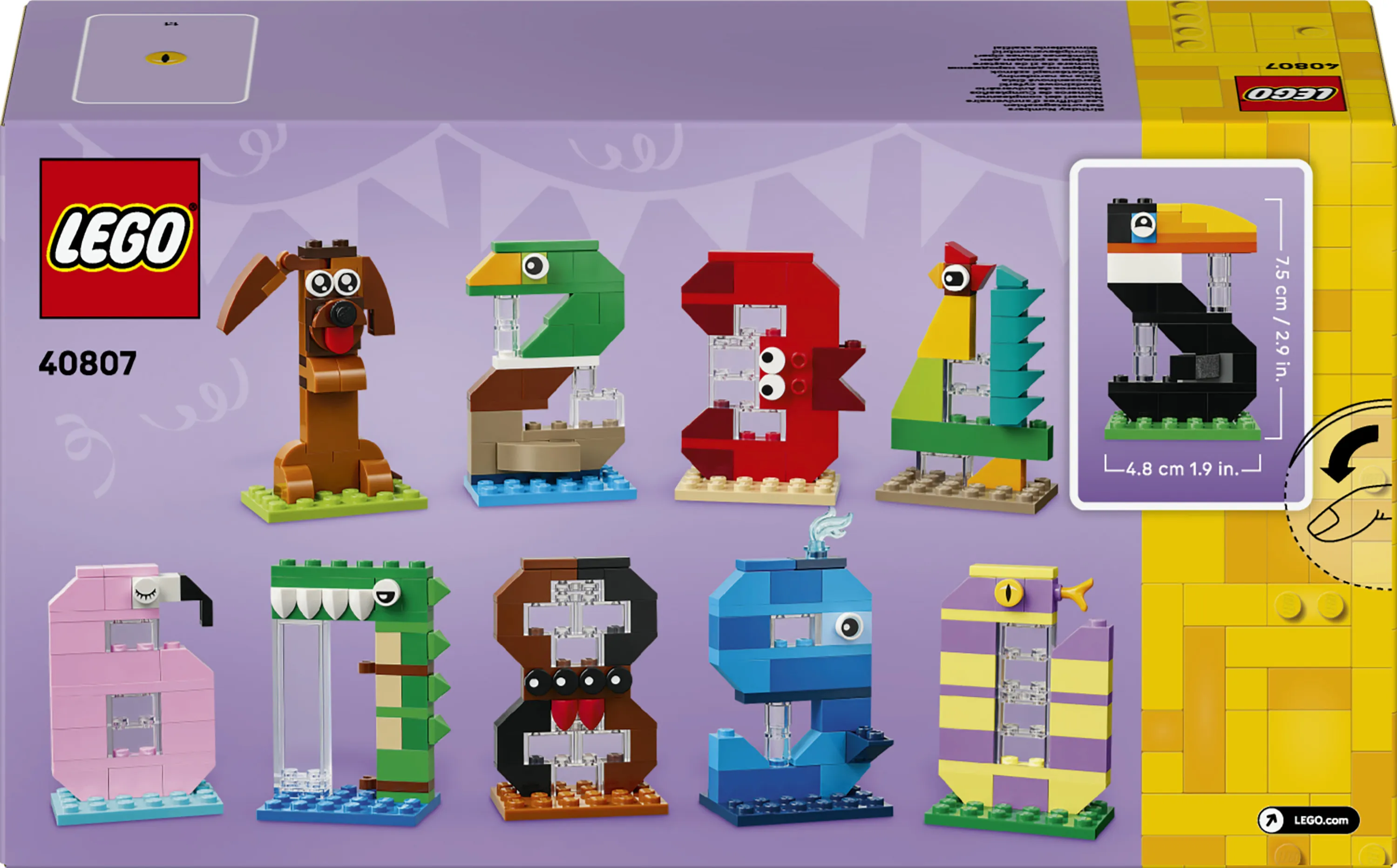 LEGO Sesonki Syntym&auml;p&auml;iv&auml;numerot 40807
