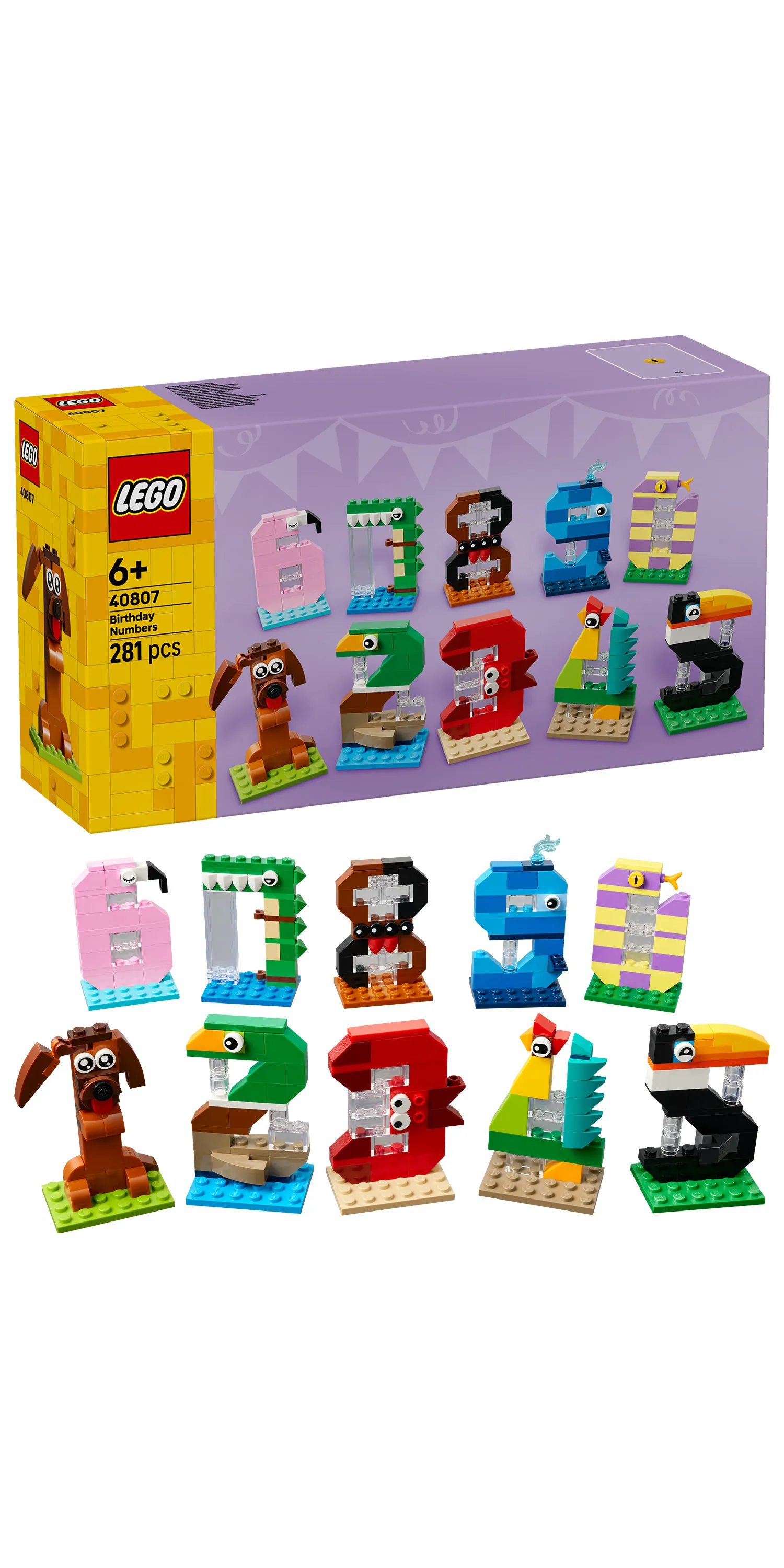 LEGO Sesonki Syntym&auml;p&auml;iv&auml;numerot 40807