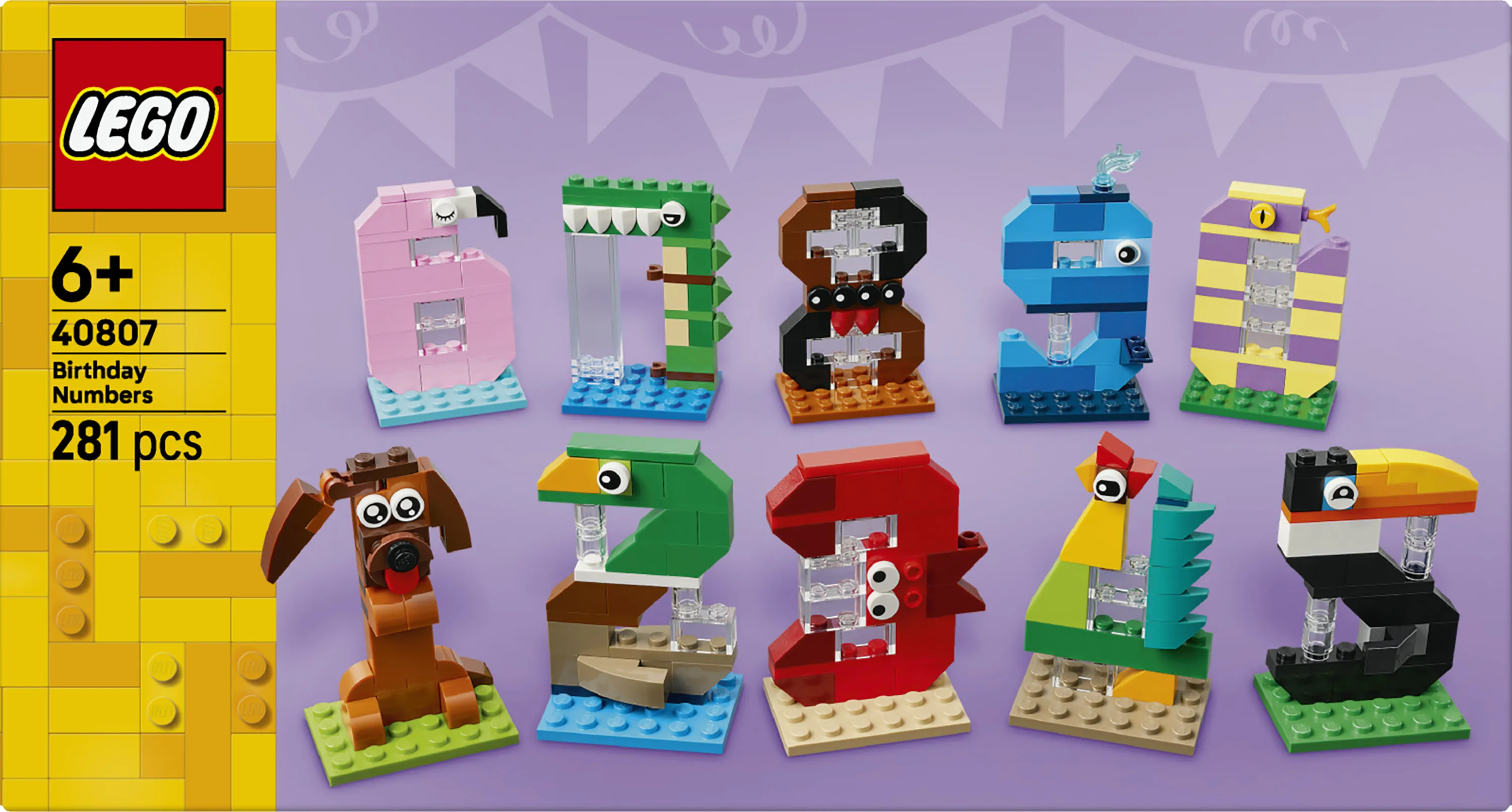 LEGO Sesonki Syntym&auml;p&auml;iv&auml;numerot 40807