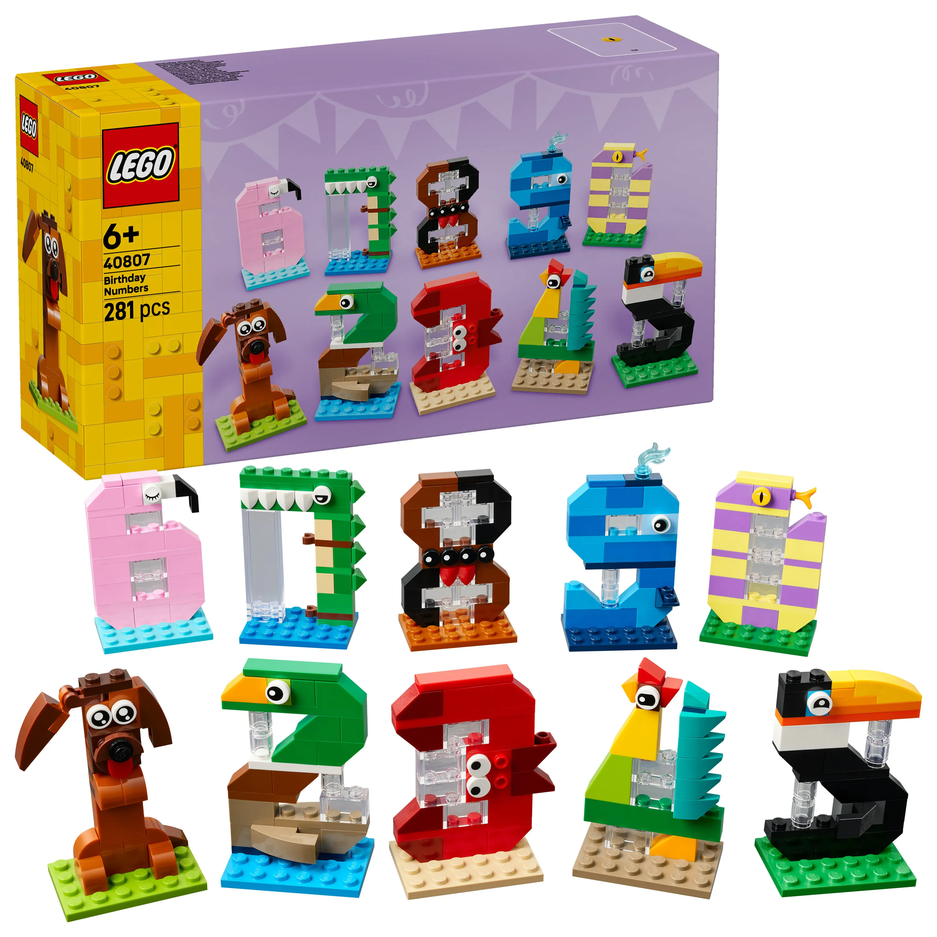 LEGO Sesonki Syntym&auml;p&auml;iv&auml;numerot 40807