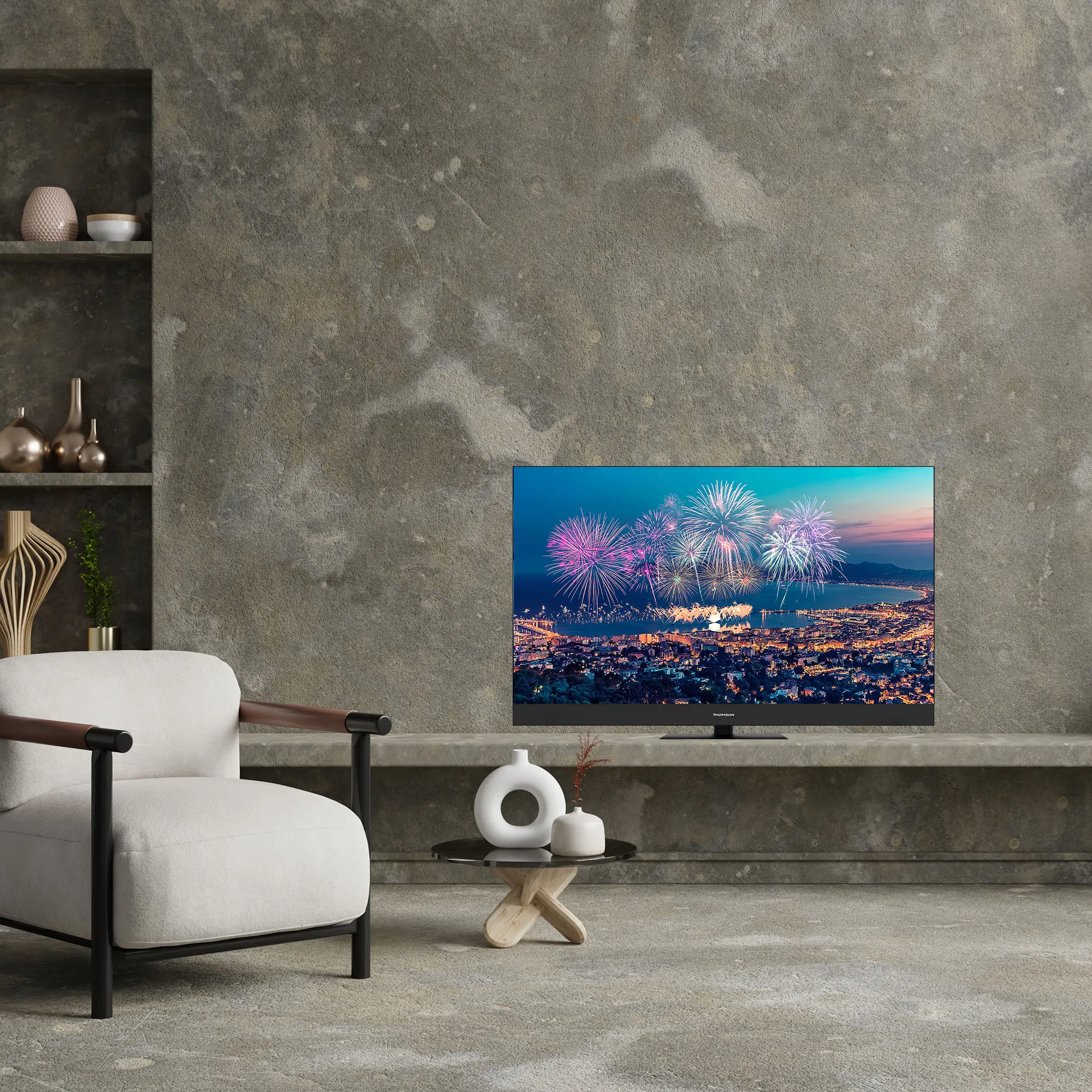 Thomson 55" QLED PLUS UHD 60Hz Google Smart -televisio