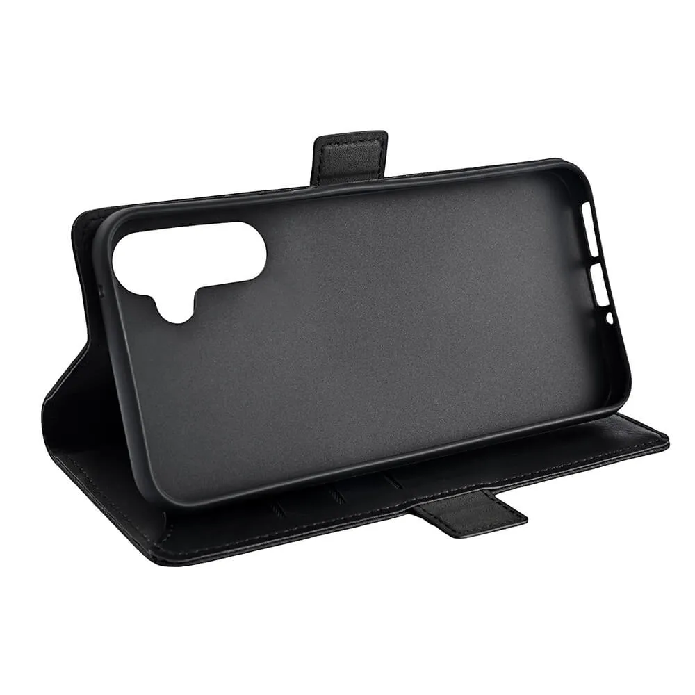 GEAR Wallet, Galaxy A34 5G -lompakkokotelo, Musta