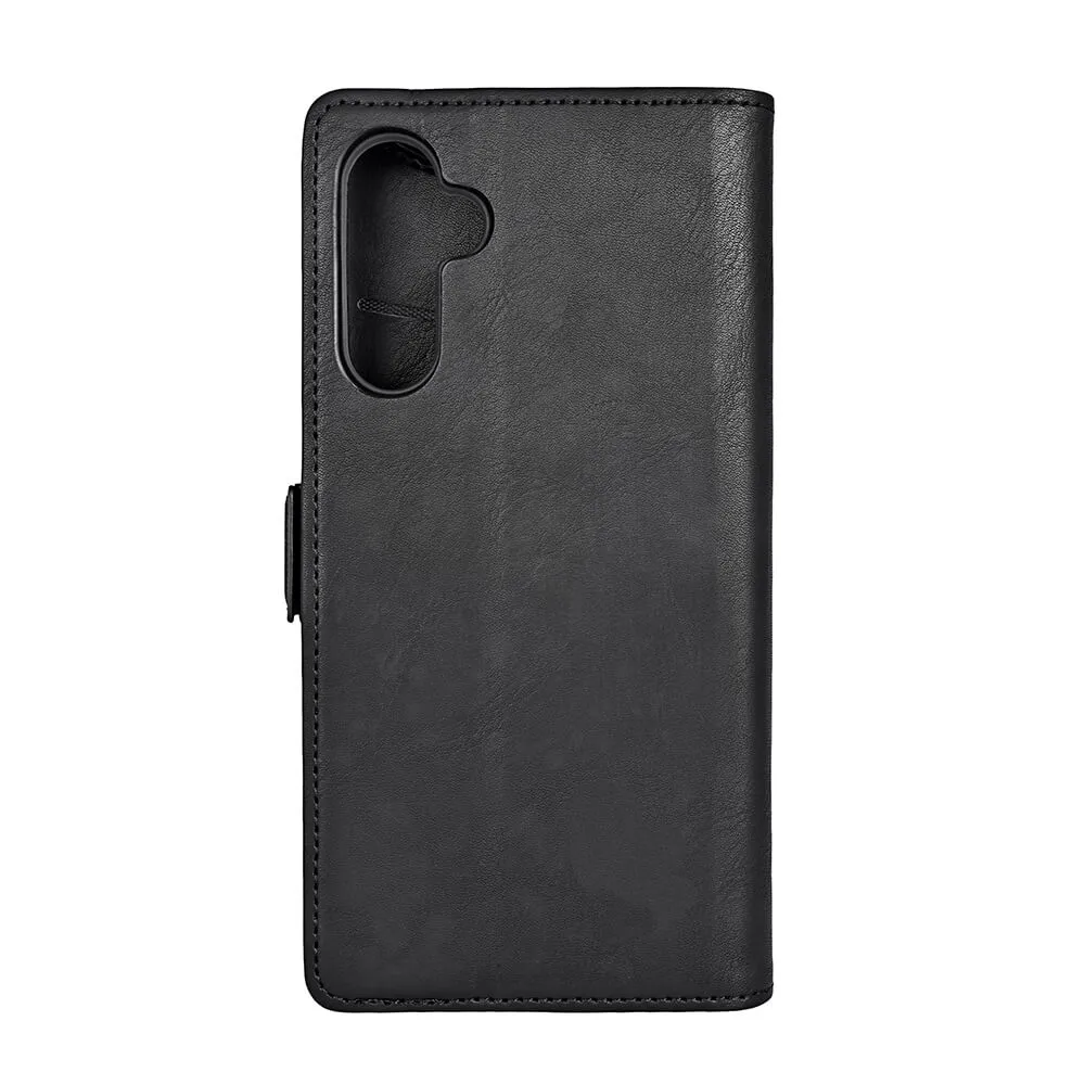 GEAR Wallet, Galaxy A34 5G -lompakkokotelo, Musta