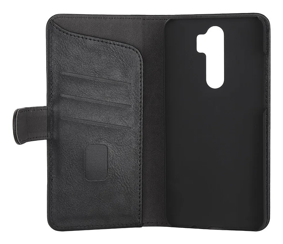 GEAR Wallet, Redmi Note 8 Pro - pl&aring;nboksfodral, Svart