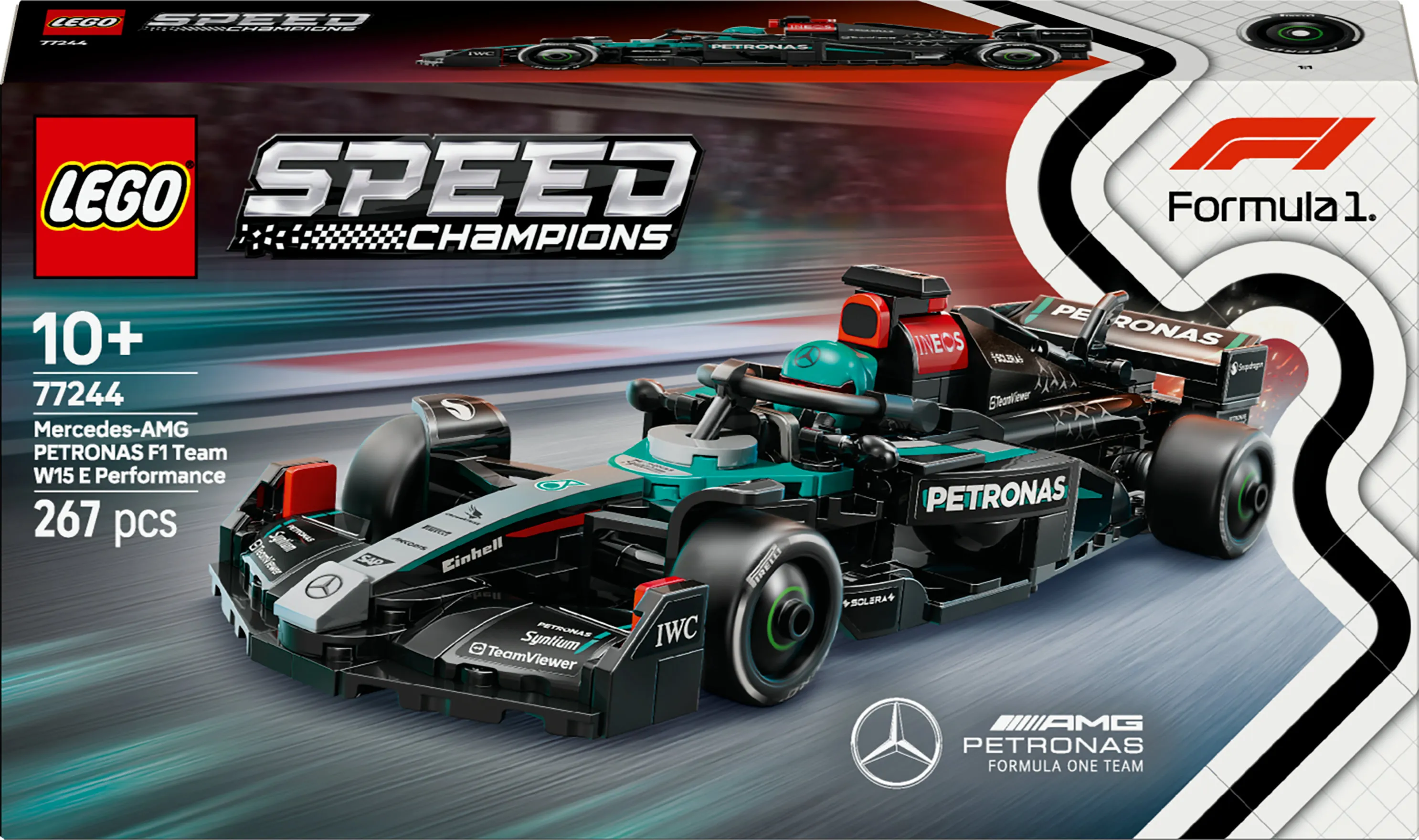 LEGO Speed Champions Mercedes-AMG F1 W15 Race Car 77244