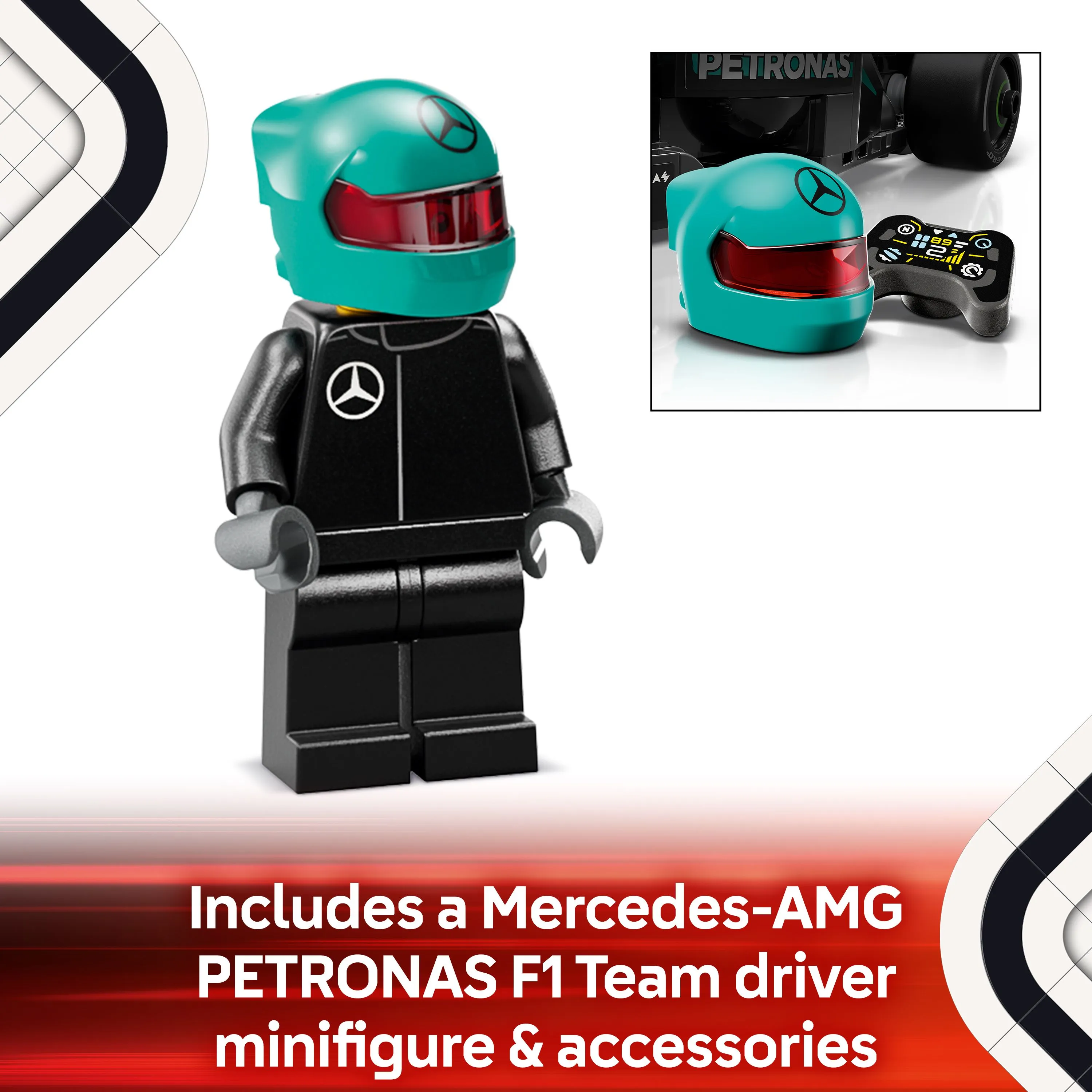 LEGO Speed Champions Mercedes-AMG F1 W15 Race Car 77244