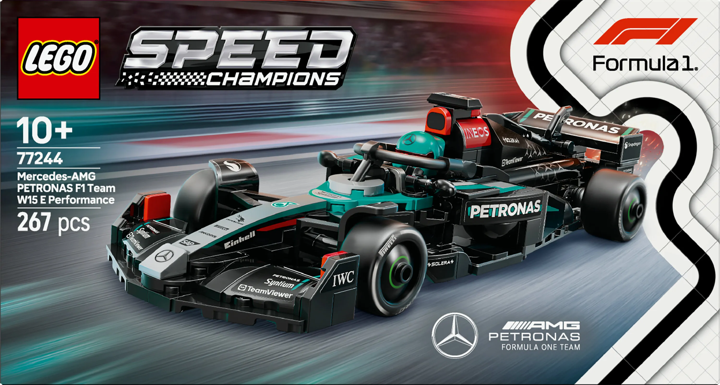 LEGO Speed Champions Mercedes-AMG F1 W15 Race Car 77244