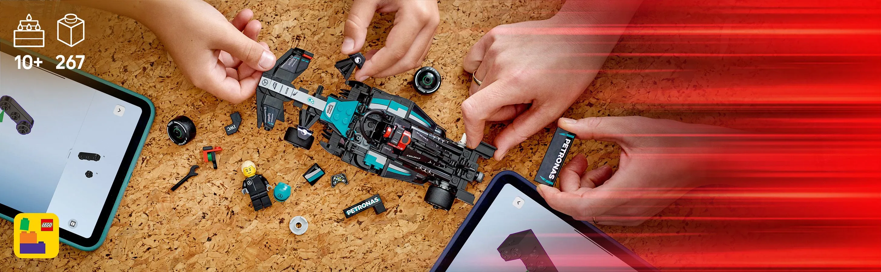 LEGO Speed Champions Mercedes-AMG F1 W15 Race Car 77244