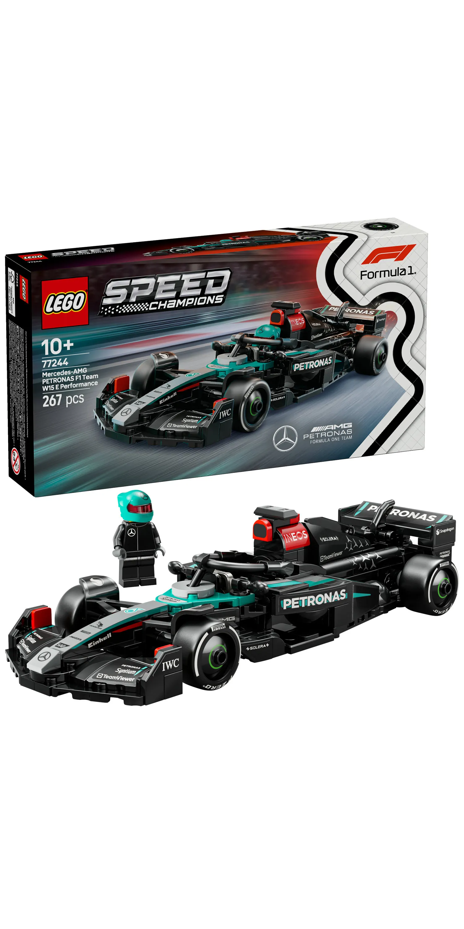 LEGO Speed Champions Mercedes-AMG F1 W15 Race Car 77244