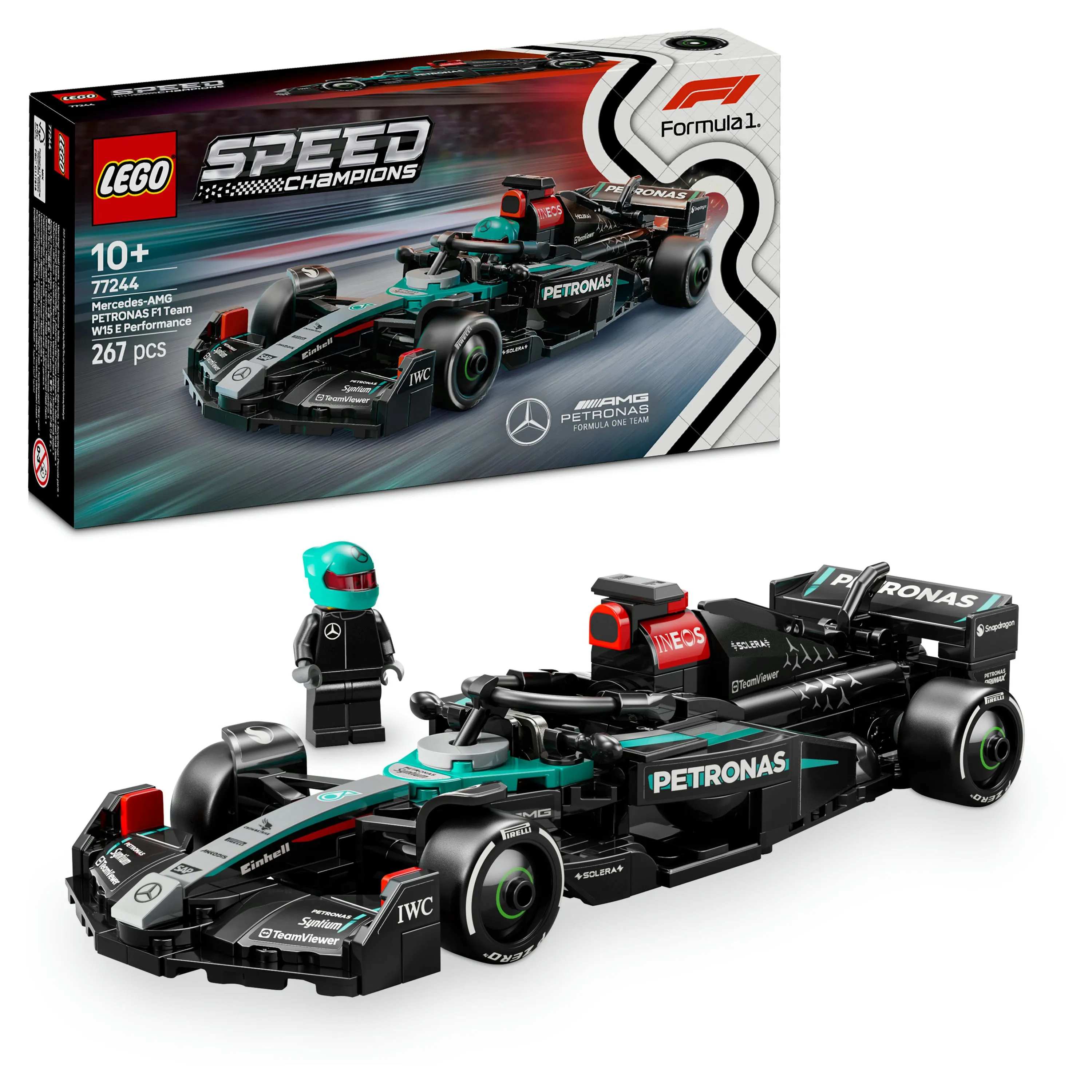 LEGO Speed Champions Mercedes-AMG F1 W15 Race Car 77244